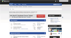 Desktop Screenshot of fixscoliosis.com